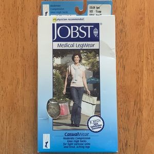 Moderate compression socks